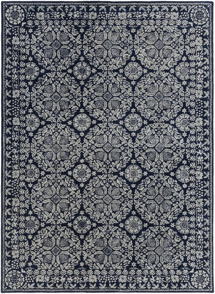 Smithson Black Indoor 8' x 11' Handmade Rug