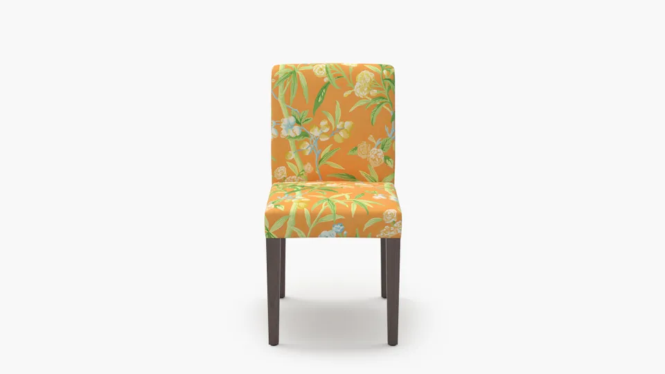 Signature Dining Chair, Mandarin Lanai, Espresso Square Tapered Leg