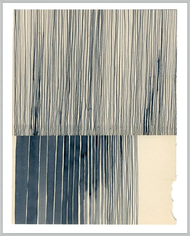 Not a Circle (Payne's Grey 1) by Kate Castelli for Artfully Walls