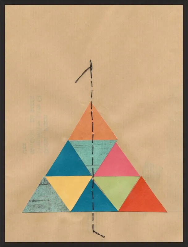 Pyramid Series 1 by Jan Weiss for Artfully Walls