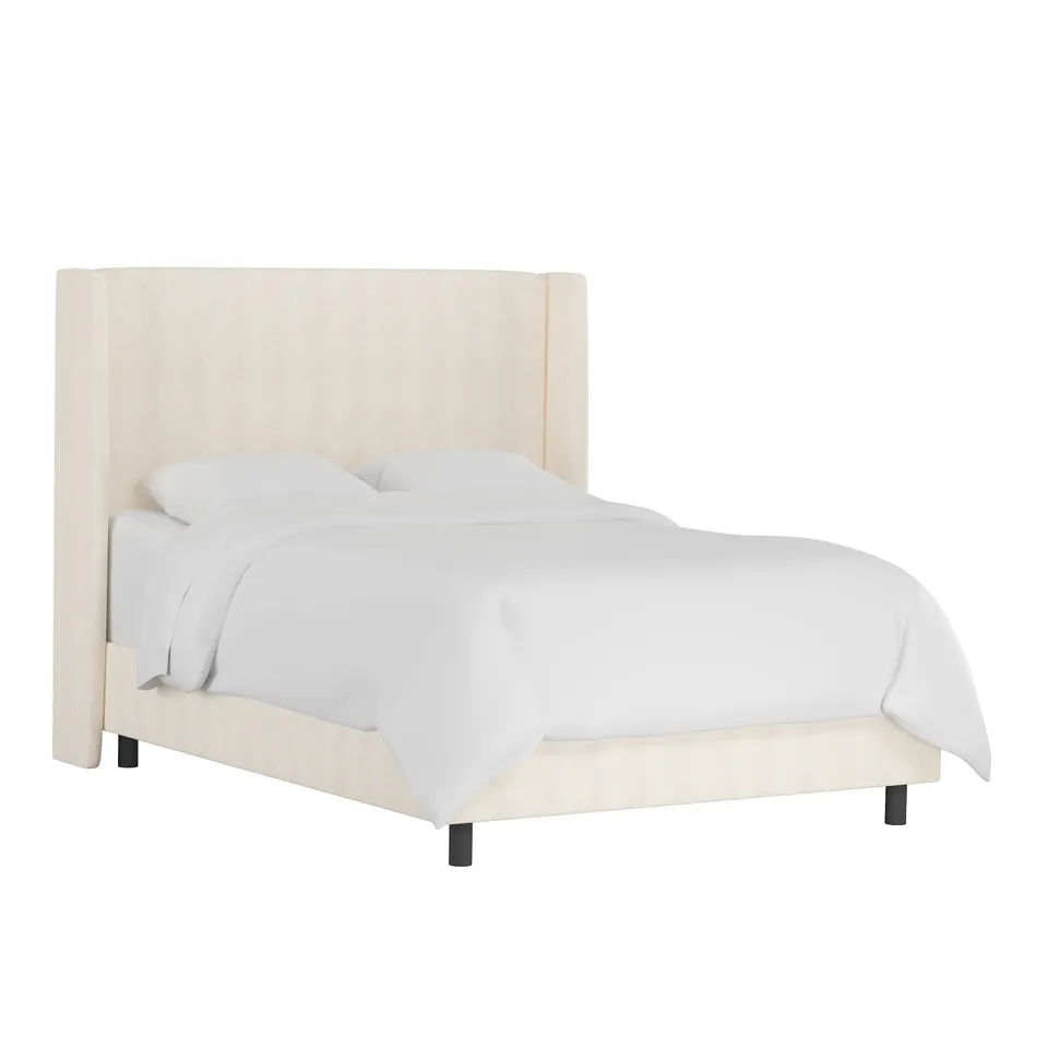 California King Lawrence Wingback Bed