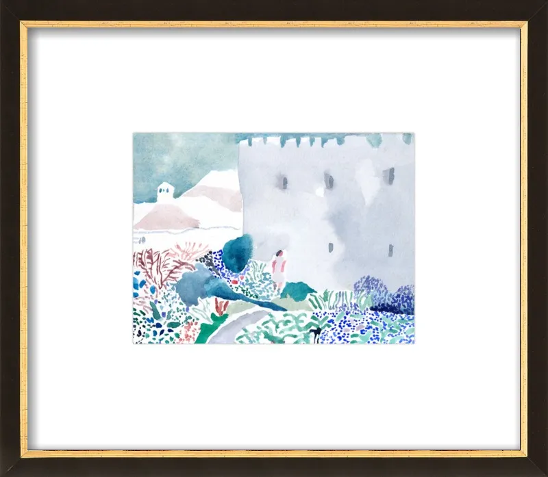 Castle Flowers by Charlotte Ager for Artfully Walls