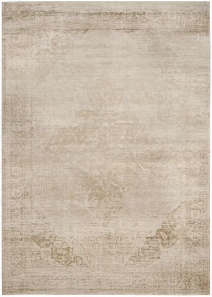 Arlo Home Woven Area Rug, VTG159-3440, Stone,  8' X 11' 2"