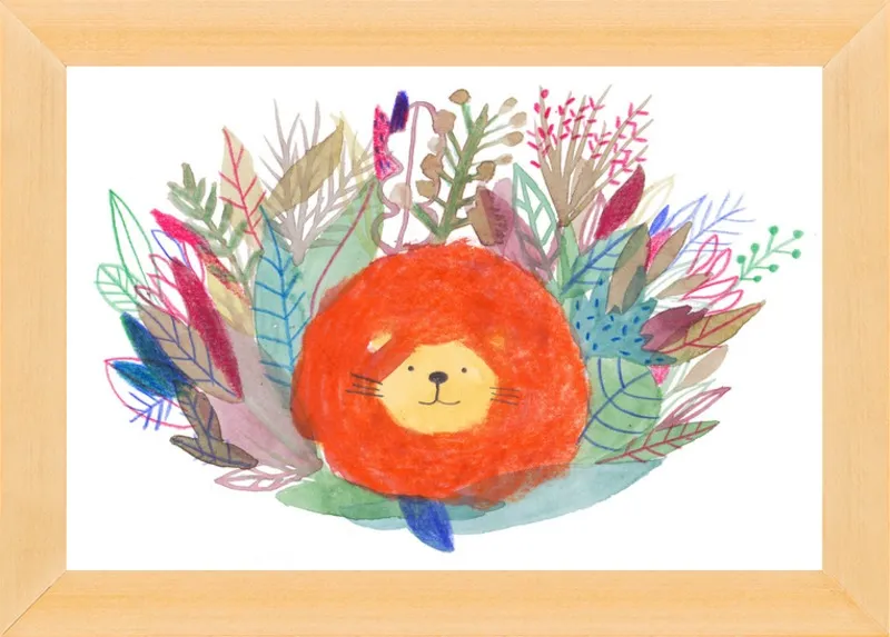 Lion by Marion Barraud for Artfully Walls