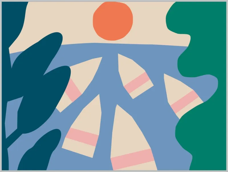 Tripoli Horizon by Anna Kovecses for Artfully Walls