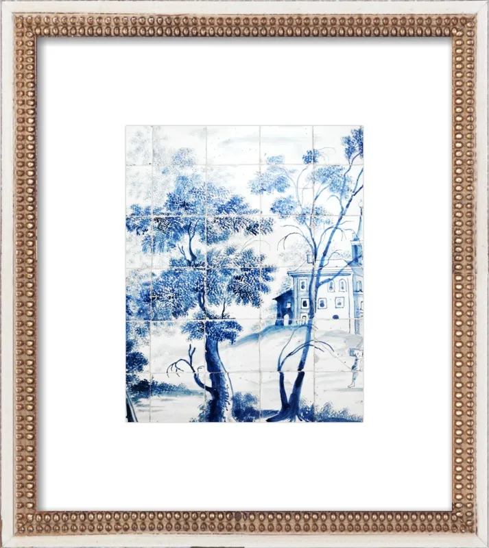 Lisbon Blue Tiles Two by Lupen Grainne for Artfully Walls