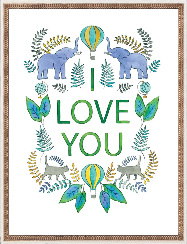 I Love You by Rachel Rogers for Artfully Walls