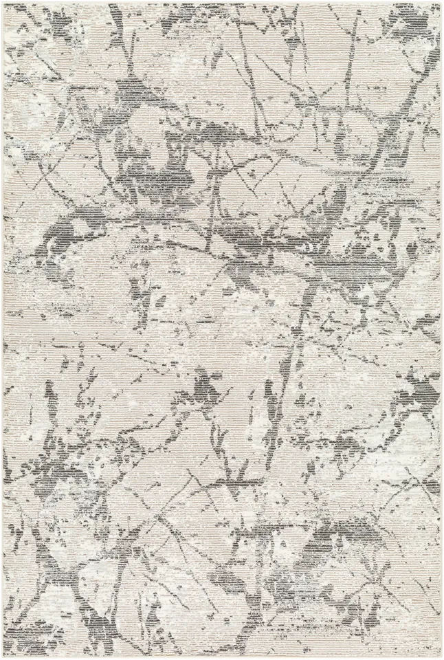 Alder Beige Indoor 1'11" x 3'9" Machine Woven Rug
