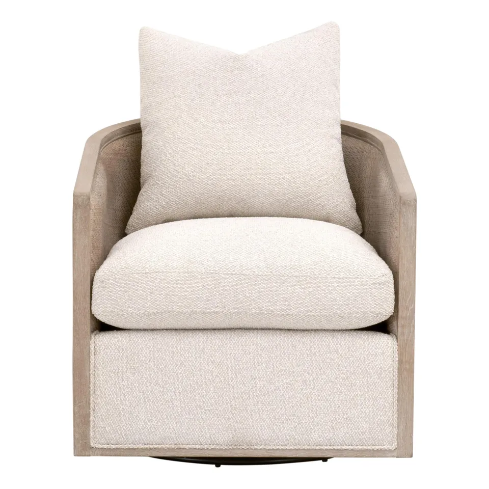 McGuire Swivel Club Chair