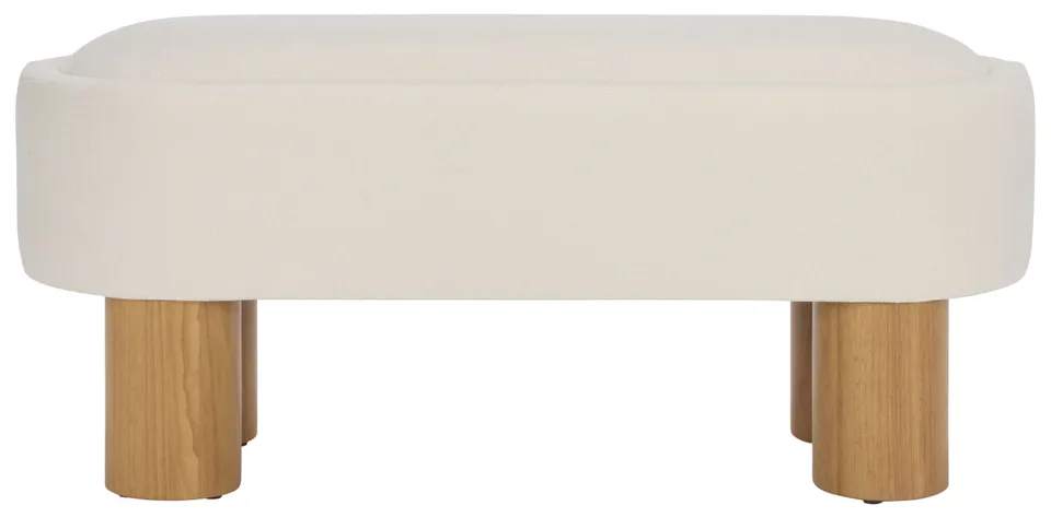 Posner Bench - Ivory / Natural