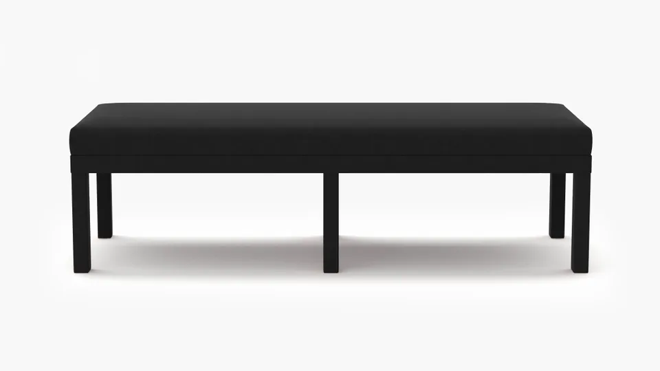 Parsons Bench, Raven Everyday Linen