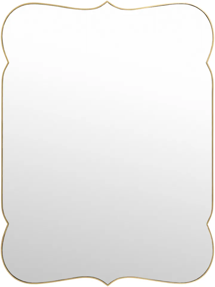 Imelda Gold 40"H x 30"W x 2"D Accent Mirror