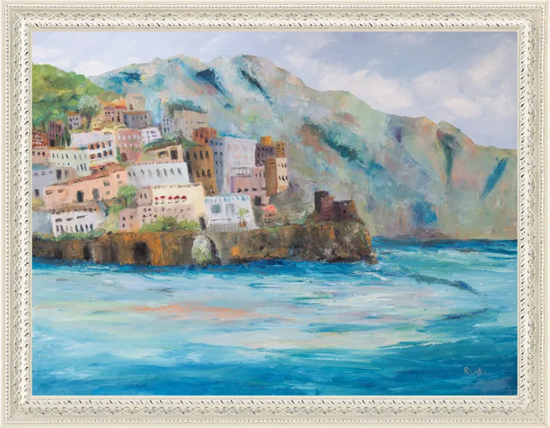 Amalfi Coast by Renee A Ortiz for Artfully Walls