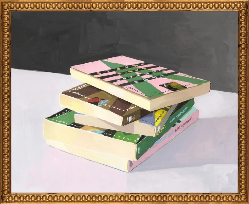 Vonnegut Stack by Elizabeth Mayville for Artfully Walls