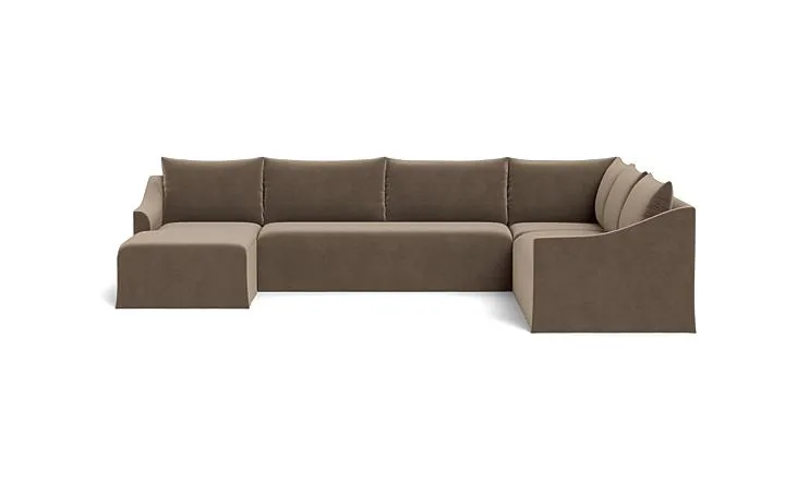 Dixon 4-Piece 5-Seat Corner Sectional with Left Chaise
