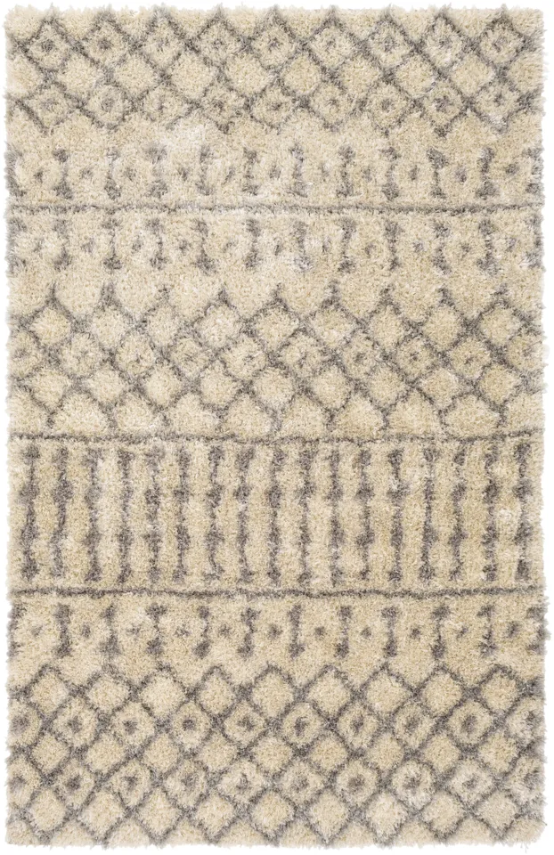 Gibraltar White Indoor 8'10" x 12' Handmade Rug