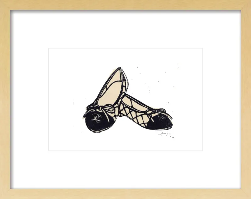 Chanel Ballet Flats by Anna See for Artfully Walls