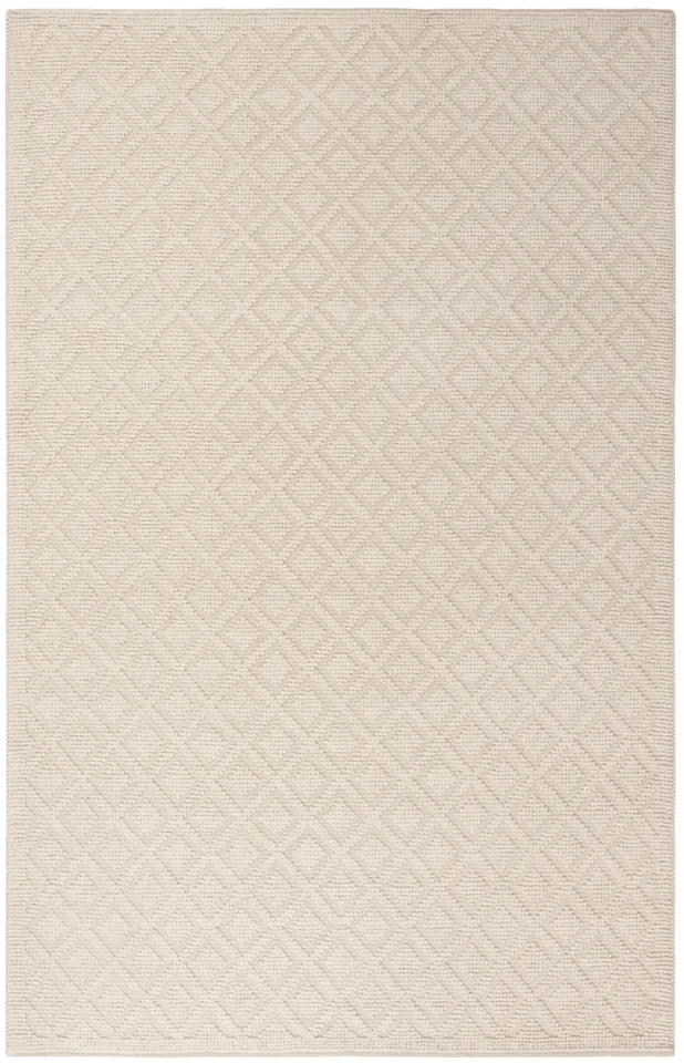 Arlo Home Hand Woven Area Rug, VRM304A, Ivory,  5' X 8'