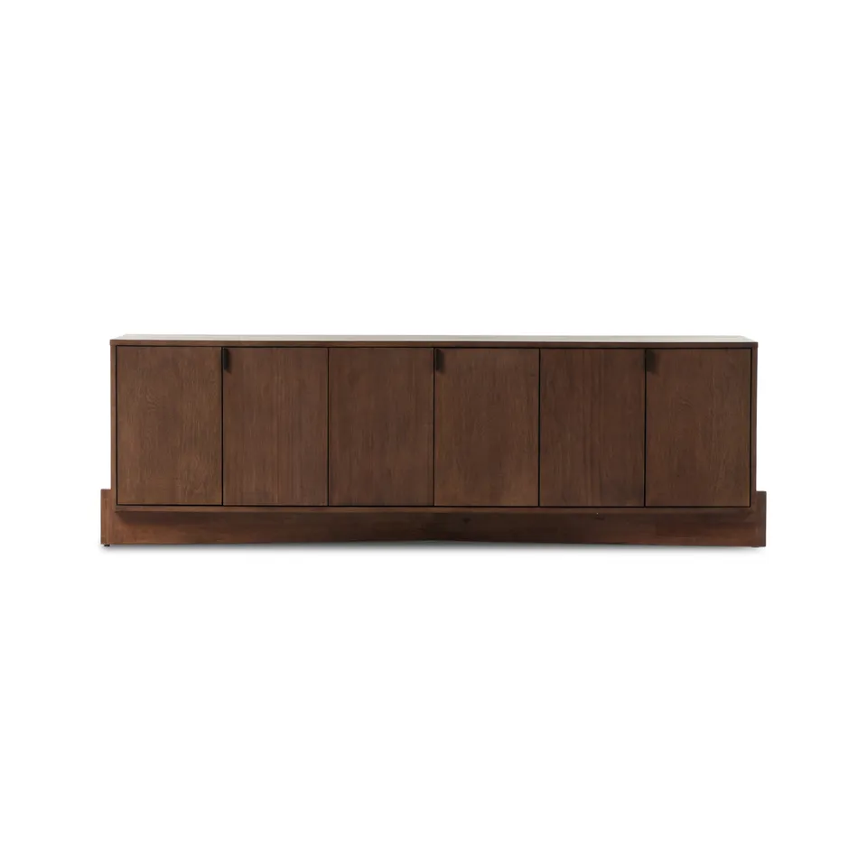 Castillo Media Console-Chestnut Parawood
