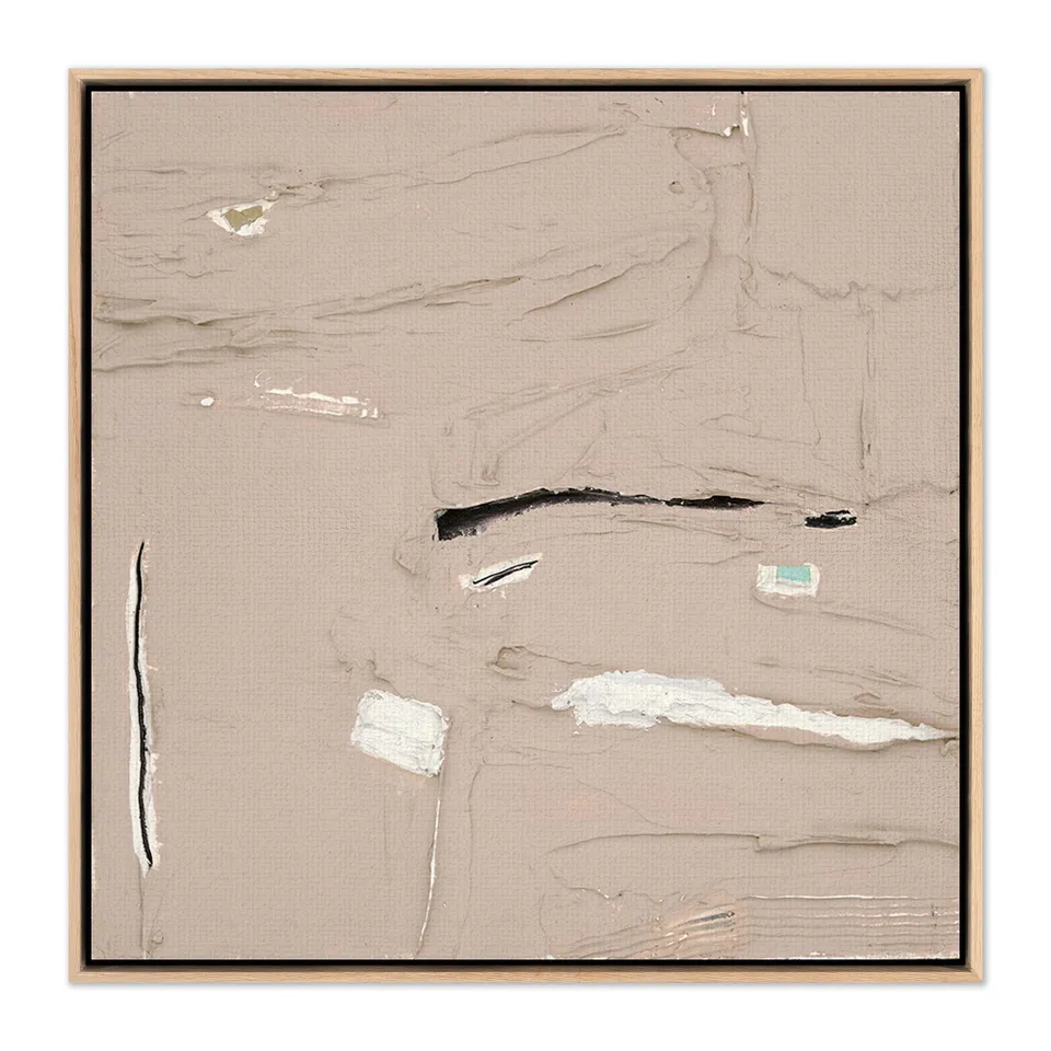 The Love Within No. 3 by Allison Rohland - Vertical Grain White Oak Floater