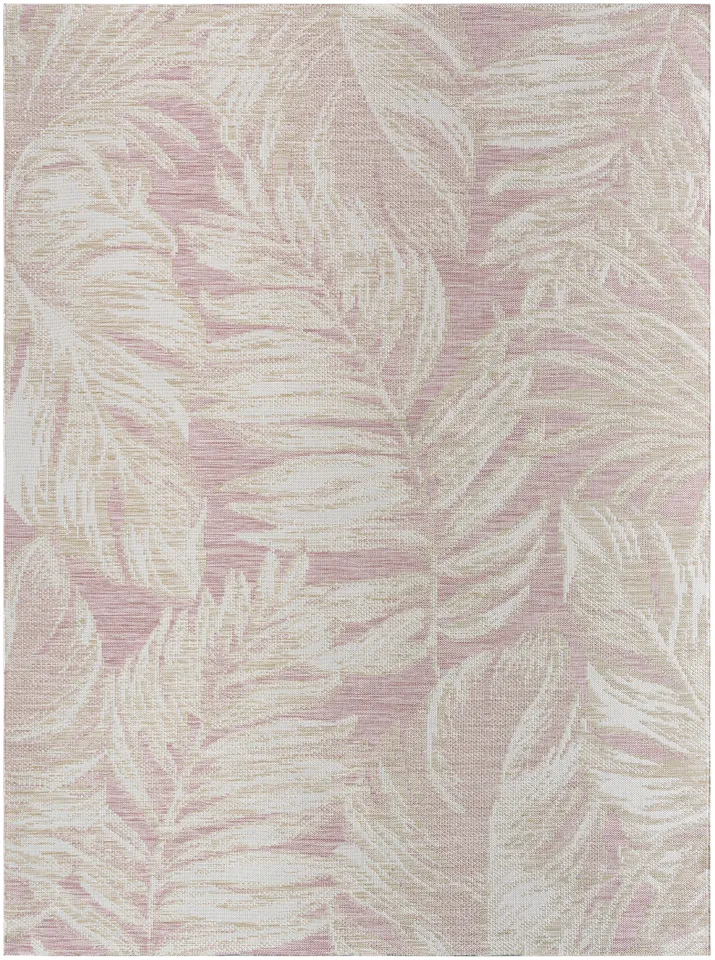 Barbados Beige Outdoor 5'2" x 7' Machine Woven Rug