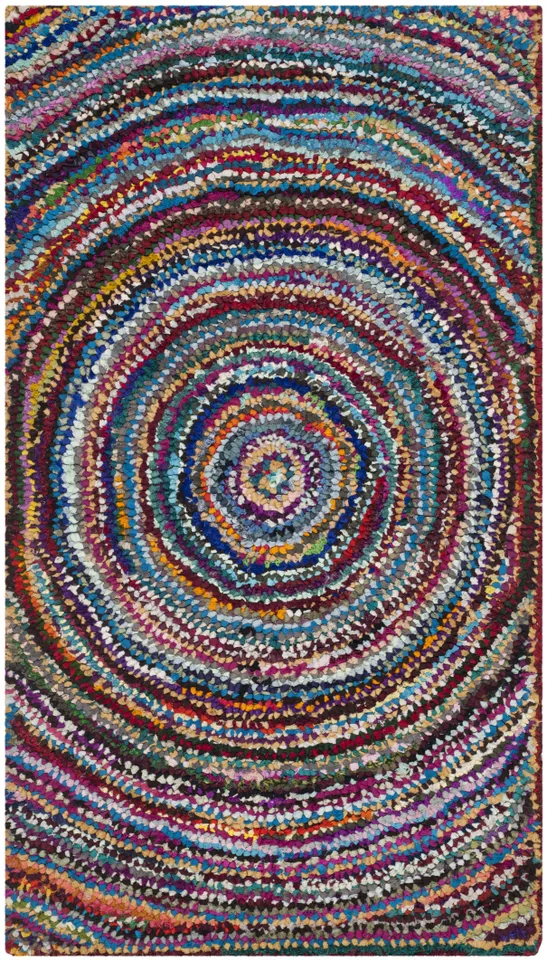Arlo Home Hand Tufted Area Rug, NAN315A, Multi,  2' 3" X 5'