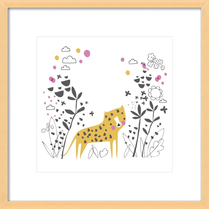 Little jungle leopard by Lizzie Mackay for Artfully Walls
