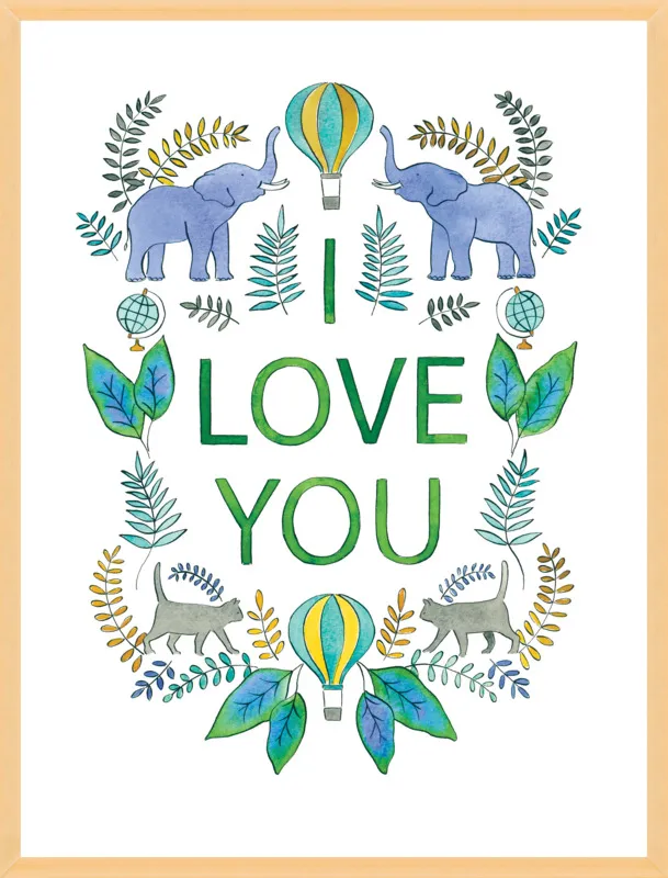 I Love You by Rachel Rogers for Artfully Walls