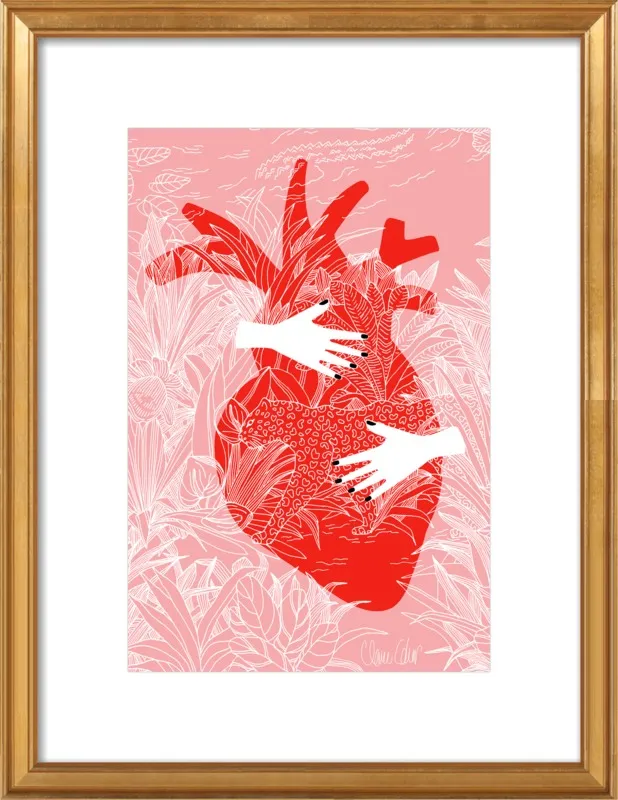 REFUGE ROSE by Claire Colin for Artfully Walls