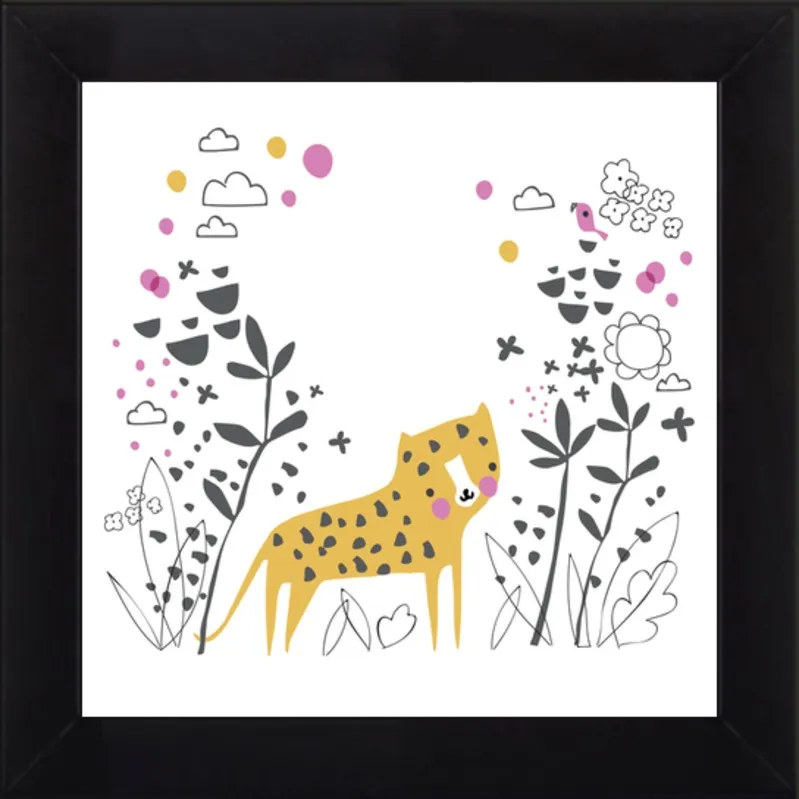 Little jungle leopard by Lizzie Mackay for Artfully Walls