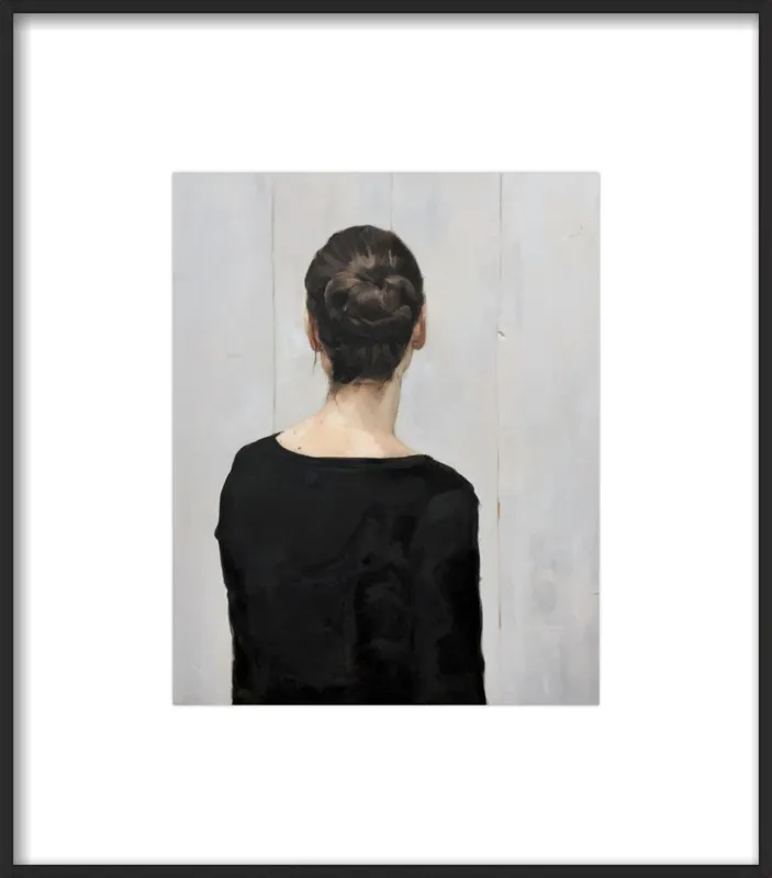 Portrait of a young woman by Philine van der Vegte for Artfully Walls