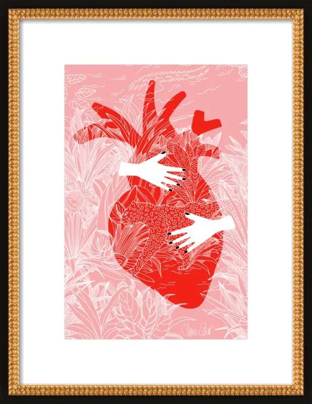REFUGE ROSE by Claire Colin for Artfully Walls