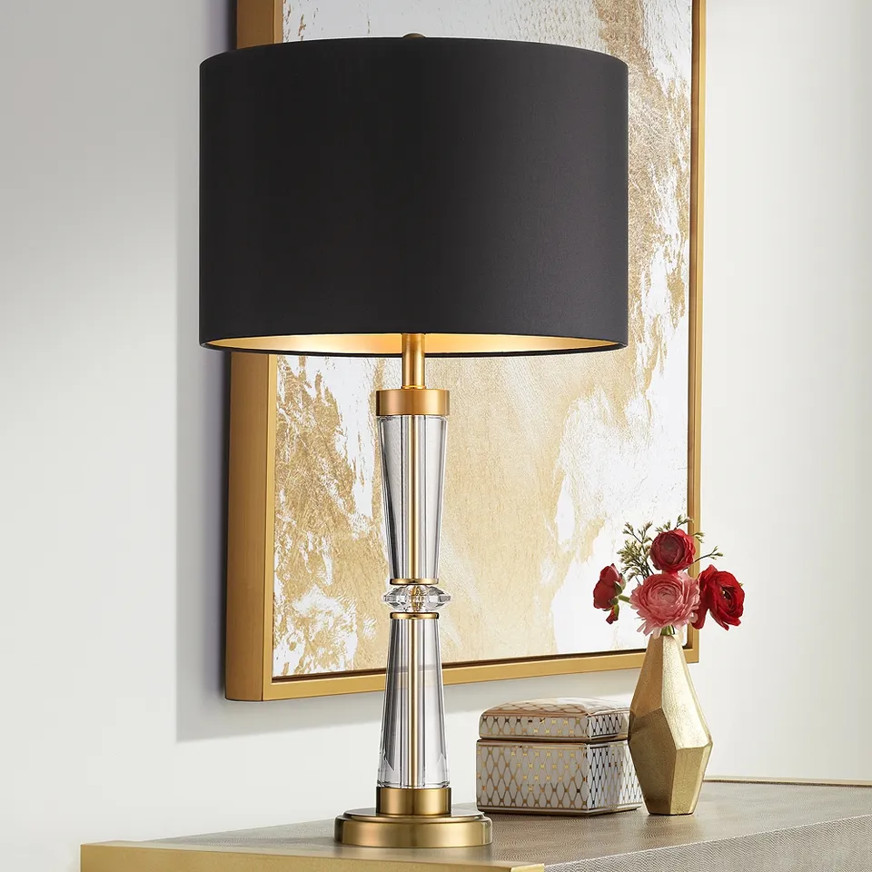 Regency Hill Rhoda 26" High Traditional Crystal Table Lamp