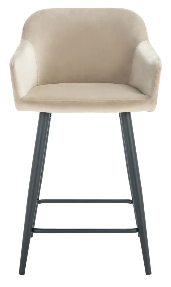 Cataleya Counter Stool - Taupe / Black