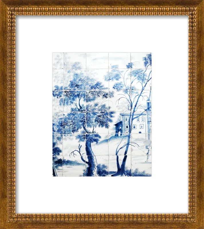Lisbon Blue Tiles Two by Lupen Grainne for Artfully Walls