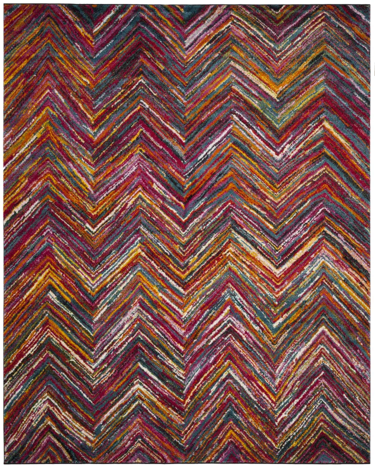 Arlo Home Woven Area Rug, ARB505M, Multi,  8' X 10'