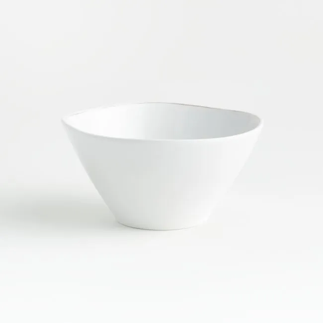 Marin White Melamine Bowl