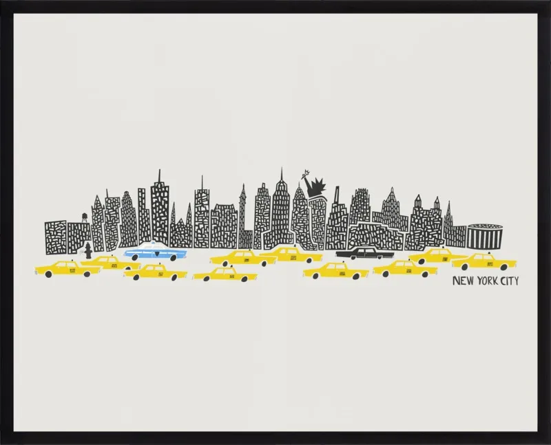 New York Skyline by Mark & Suumin - Fox & Velvet for Artfully Walls