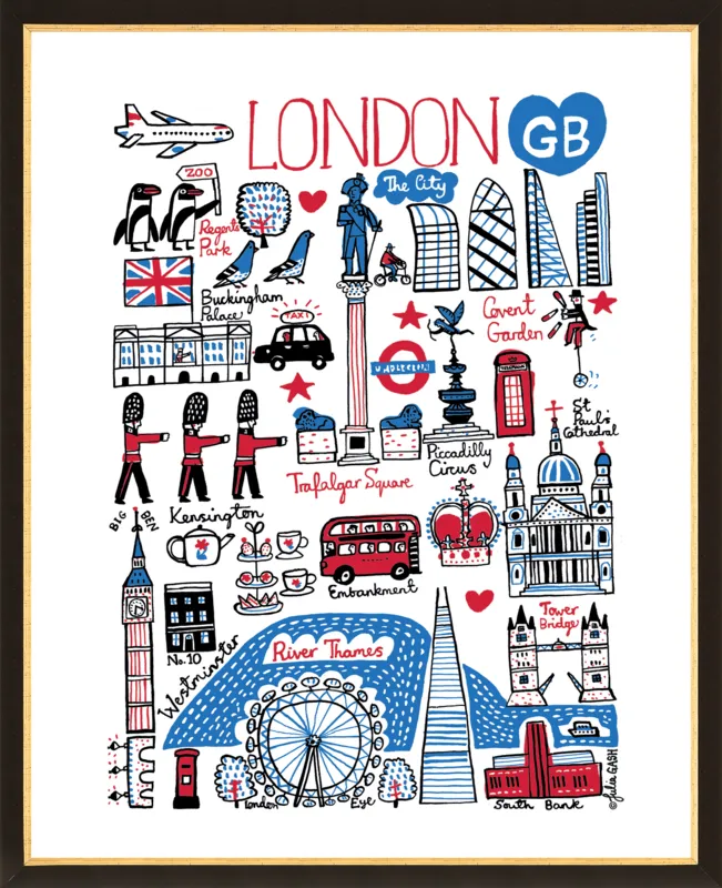 London by Julia Gash for Artfully Walls