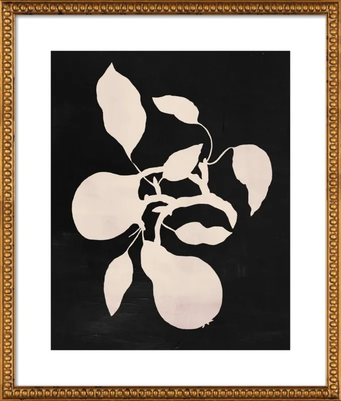pears black and white by Ruti Shaashua for Artfully Walls