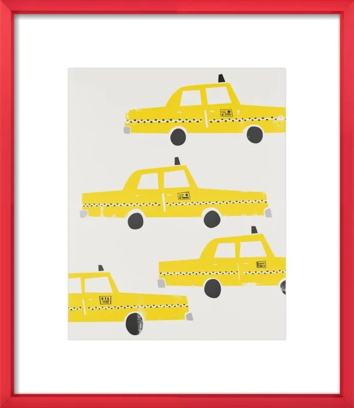 New York Taxis by Mark & Suumin - Fox & Velvet for Artfully Walls