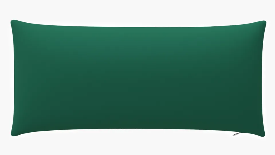 Outdoor 14" x 30" Lumbar Pillow, Tropical Green, 14" x 30"