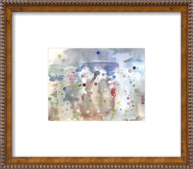 Beach scene (from memory)  by Hannah Dean for Artfully Walls