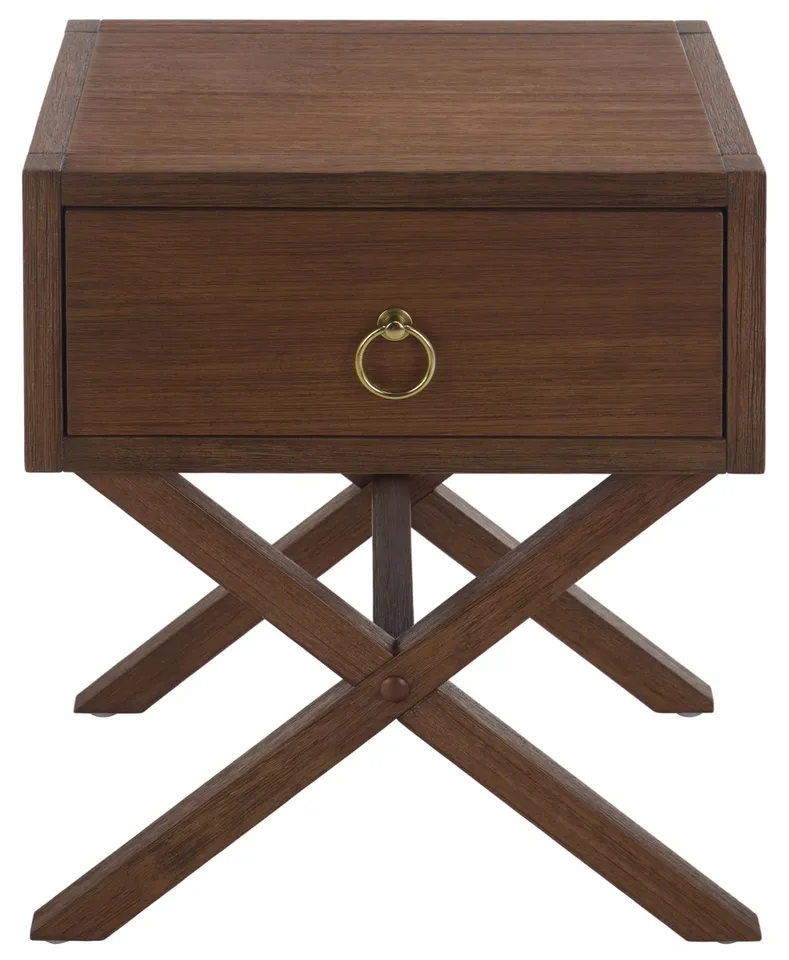 Sadie 1 Drawer Nightstand - Honey Brown
