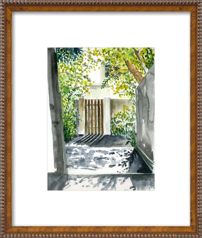 Garden Gate by Miri Eshet for Artfully Walls
