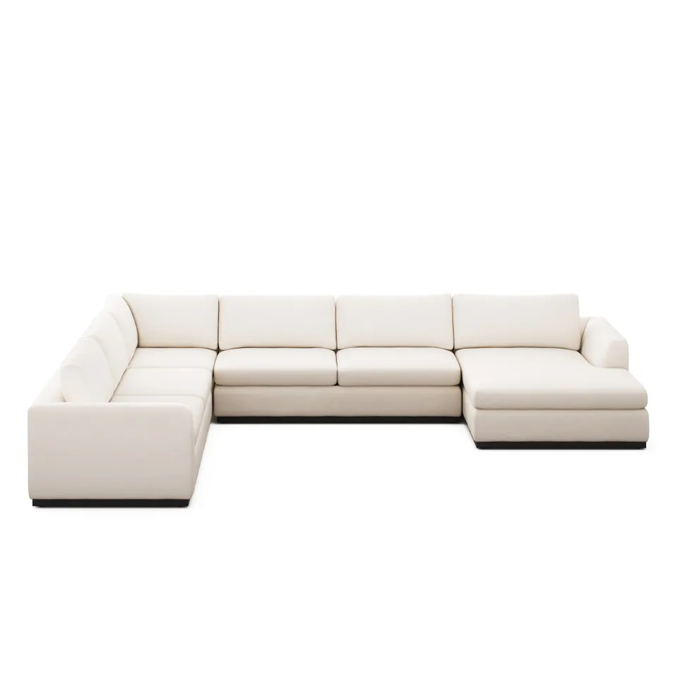 Colt 4-Piece Sectional - Crypton Nomad Marshmallow
