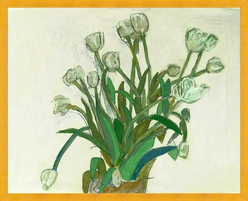 viridiflora tulip by Liz Innvar for Artfully Walls