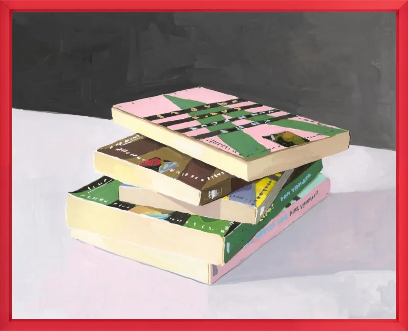 Vonnegut Stack by Elizabeth Mayville for Artfully Walls