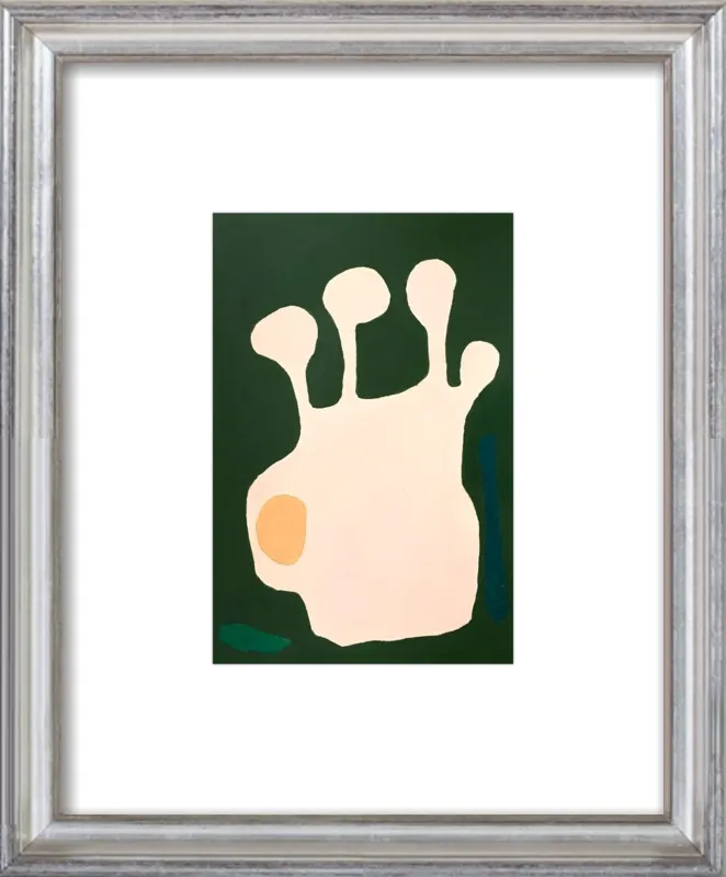 Nectarine Vase, abstraction 11 by Neicy Frey by Neicy Frey for Artfully Walls