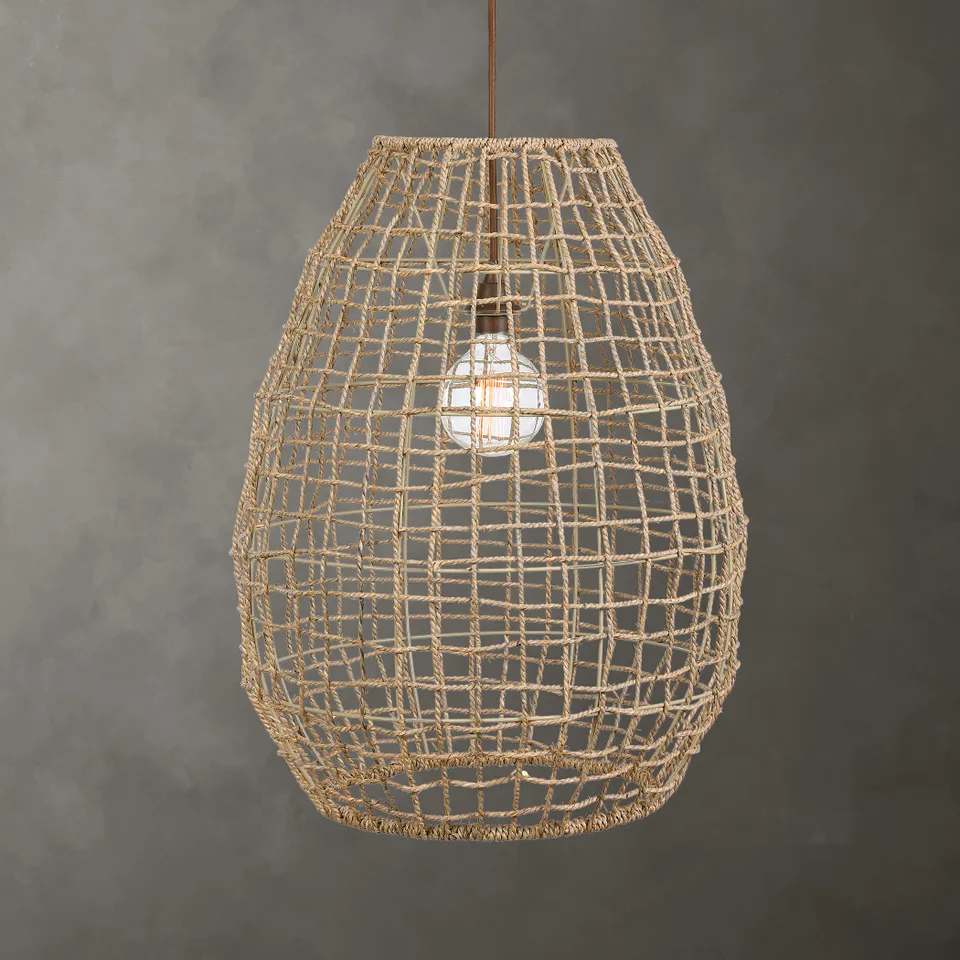 Cross Weave 1 Light Pendant